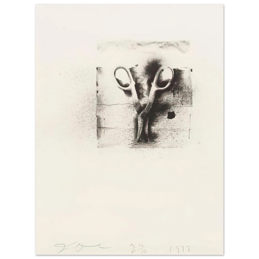 Jim Dine - UNTITLED FROM TEN WINTER TOOLS 1973 2  75x100 cm / 30x40inches Fine Art Poster