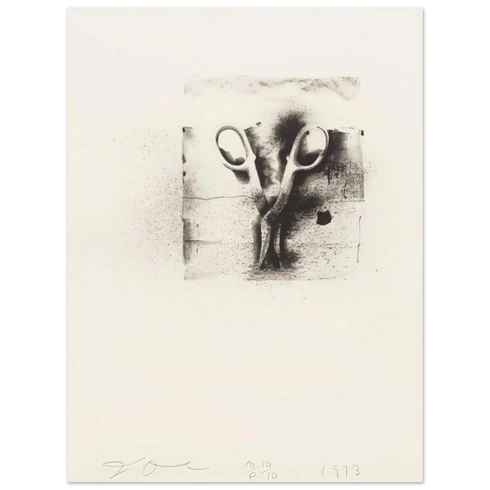 Jim Dine - UNTITLED FROM TEN WINTER TOOLS 1973 2  75x100 cm / 30x40inches Fine Art Poster