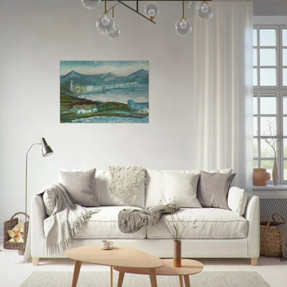 CADAQUES 2 - Salvador Dali Brushed Aluminum Print - 70x100 cm / 28x40 inches | Salvador Dali Aluminum Print | Salvador Dali Prints