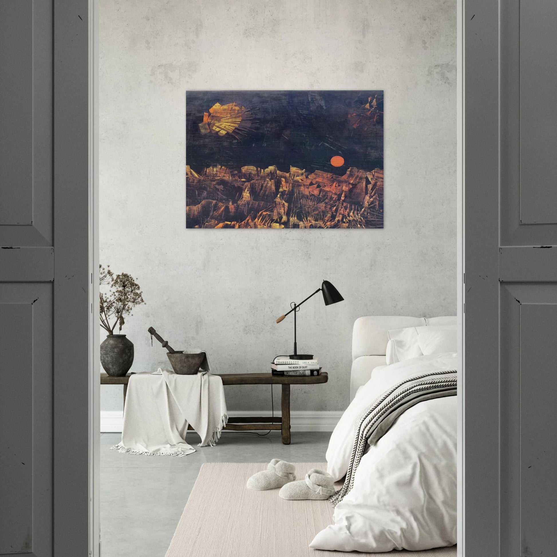 Praise to Tanguy - Max Ernst Brushed Aluminum Print - 70x100 cm / 28x40 inches | Max Ernst Aluminum Print | Max Ernst Prints