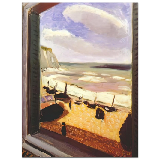 Henri Matisse - OPEN WINDOW AT ETRETAT 1921  75x100 cm / 30x40inches Fine Art Poster