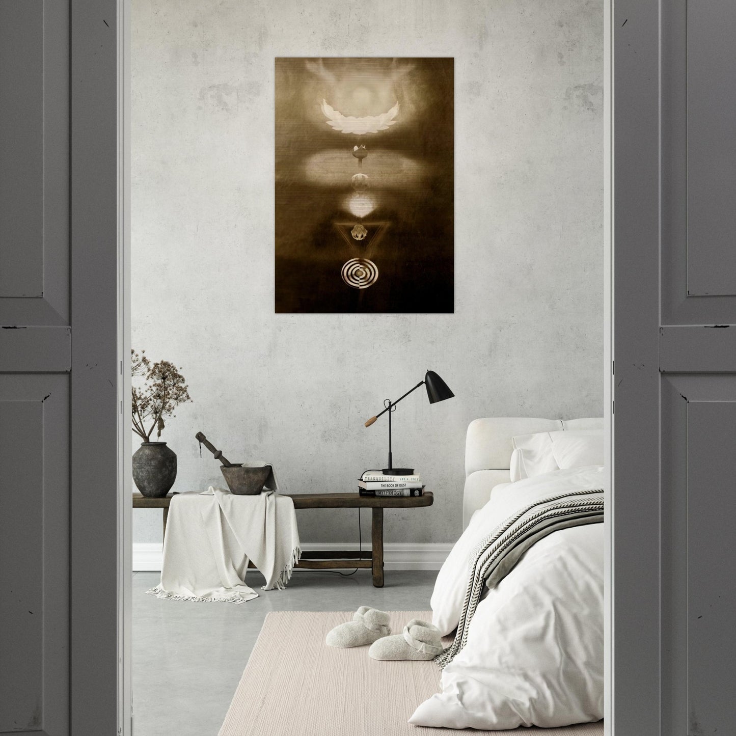 Kundalini - Expressionism - Morris Graves Brushed Aluminum Print - 70x100 cm / 28x40 inches | Morris Graves Aluminum Print | Morris Graves Prints