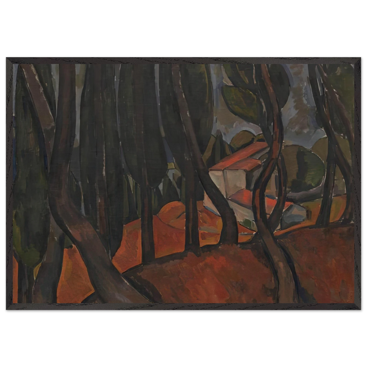 FOREST AT MARTIGUES - Andre Derain 70x100 cm / 28x40 inches Framed Art Print – Black Wooden Frame