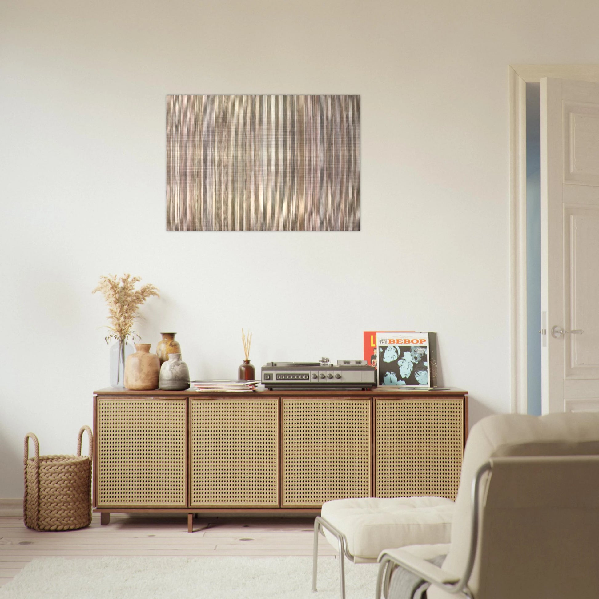 Diamond Jim - 1972 - Gene Davis Brushed Aluminum Print - 70x100 cm / 28x40 inches | Gene Davis Aluminum Print | Gene Davis Prints