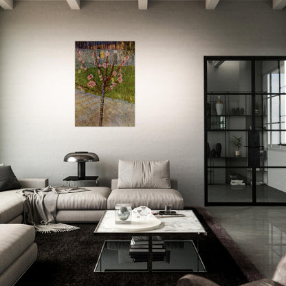 Almond Tree in Blossom - Vincent van Gogh Brushed Aluminum Print - 70x100 cm / 28x40 inches | Vincent van Gogh Aluminum Print | Vincent van Gogh Prints