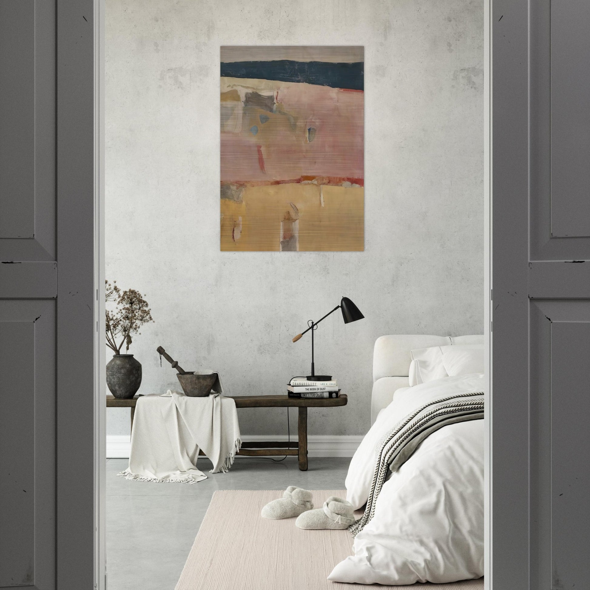 Albuquerque #11 - Richard Diebenkorn Brushed Aluminum Print - 70x100 cm / 28x40 inches | Richard Diebenkorn Aluminum Print | Richard Diebenkorn Prints