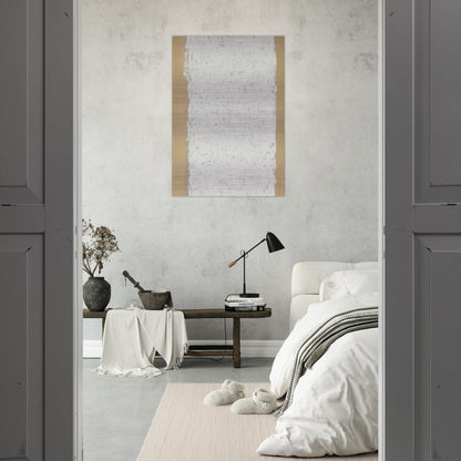 Enter - Minimalism - Robert Ryman Brushed Aluminum Print - 70x100 cm / 28x40 inches | Robert Ryman Aluminum Print | Robert Ryman Prints