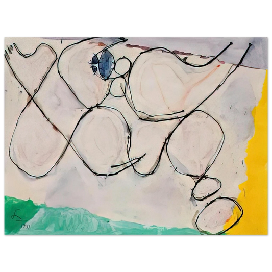 Frank Lobdell - Untitled - 1971  75x100 cm / 30x40inches Fine Art Poster