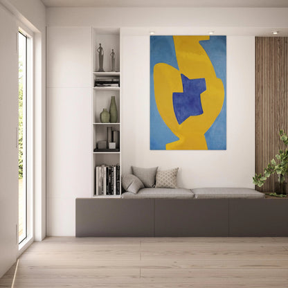 Composition abstraite - 1968 - Serge Poliakoff Art Prints - 100x150 cm / 40x60″ inches | Serge Poliakoff Poster | Serge Poliakoff Prints