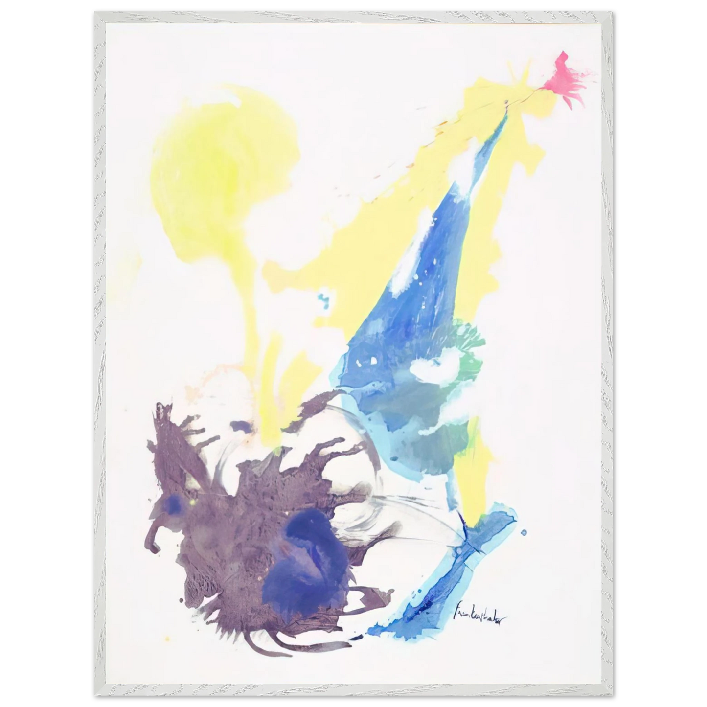 Helen Frankenthaler - Moving Day - 1961 Wall art - 40x50 cm / 16x20 inches - Fine Art Poster-canvas - -