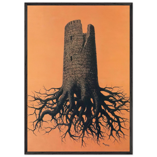 ALMAYER S FOLLY 1951 - Rene Magritte 70x100 cm / 28x40 inches Framed Art Print – Black Wooden Frame