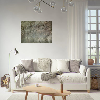 III Notes from Salalah,  Note II  - Cy Twombly Brushed Aluminum Print - 70x100 cm / 28x40 inches | Cy Twombly Aluminum Print | Cy Twombly Prints