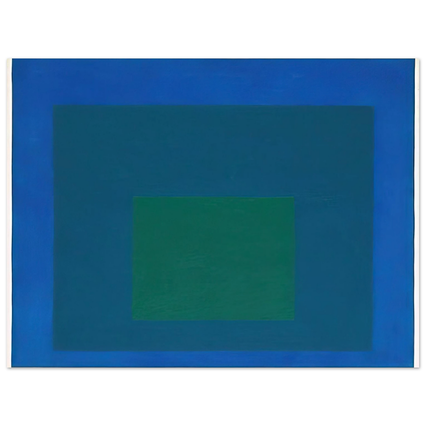 Josef Albers - STUDY FOR HOMAGE TO THE SQUARE BEAMING 1963  75x100 cm / 30x40inches Fine Art Poster