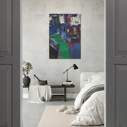 SHINNECOCK CANAL 1957 - Grace Hartigan Brushed Aluminum Print - 70x100 cm / 28x40 inches | Grace Hartigan Aluminum Print | Grace Hartigan Prints