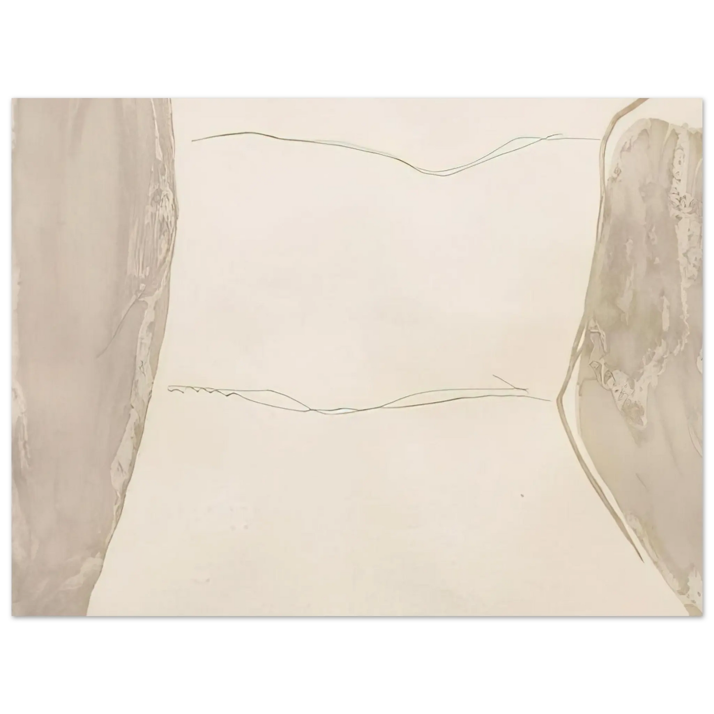 Helen Frankenthaler - Ponti - 1973 Wall art - 50x70 cm / 20x28 Inches - Premium Wooden Framed Poster With Fine Art Paper - Black frame