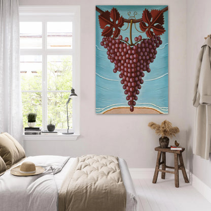 El Racimo De Uvas - 1944 - Maruja Mallo Art Prints - 100x150 cm / 40x60″ inches | Maruja Mallo Poster | Maruja Mallo Prints