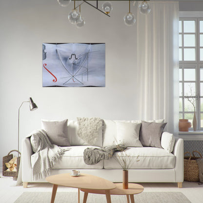 THE SWALLOW S TAIL - Salvador Dali Brushed Aluminum Print - 70x100 cm / 28x40 inches | Salvador Dali Aluminum Print | Salvador Dali Prints