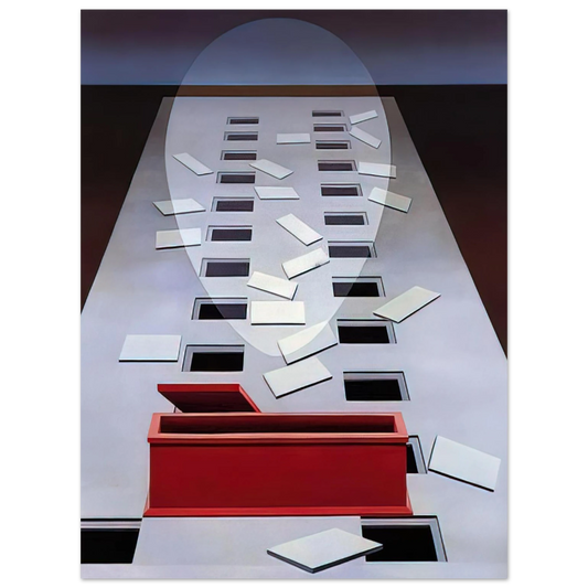 Clarence Holbrook Carter - Transection #3, After Fra Angelico - 1967  75x100 cm / 30x40inches Fine Art Poster