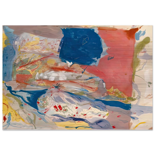 Lorelei, 1957- - Helen Frankenthaler Brushed Aluminum Print - 70x100 cm / 28x40 inches | Helen Frankenthaler Aluminum Print | Helen Frankenthaler Prints