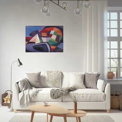 Synchromy - 1915 - Morgan Russell Brushed Aluminum Print - 70x100 cm / 28x40 inches | Morgan Russell Aluminum Print | Morgan Russell Prints