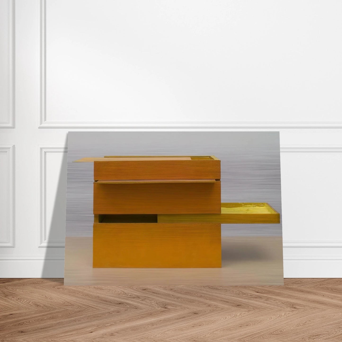 B11 Box Bólide 09 - Helio Oiticica Brushed Aluminum Print - 70x100 cm / 28x40 inches | Helio Oiticica Aluminum Print | Helio Oiticica Prints