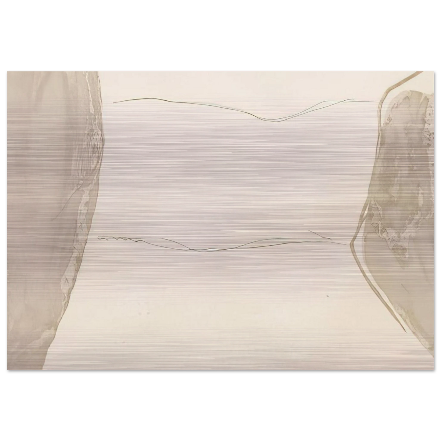 Ponti - 1973 - Helen Frankenthaler Brushed Aluminum Print - 70x100 cm / 28x40 inches | Helen Frankenthaler Aluminum Print | Helen Frankenthaler Prints