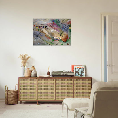LINES 1922 - Rudolf Bauer Brushed Aluminum Print - 70x100 cm / 28x40 inches | Rudolf Bauer Aluminum Print | Rudolf Bauer Prints