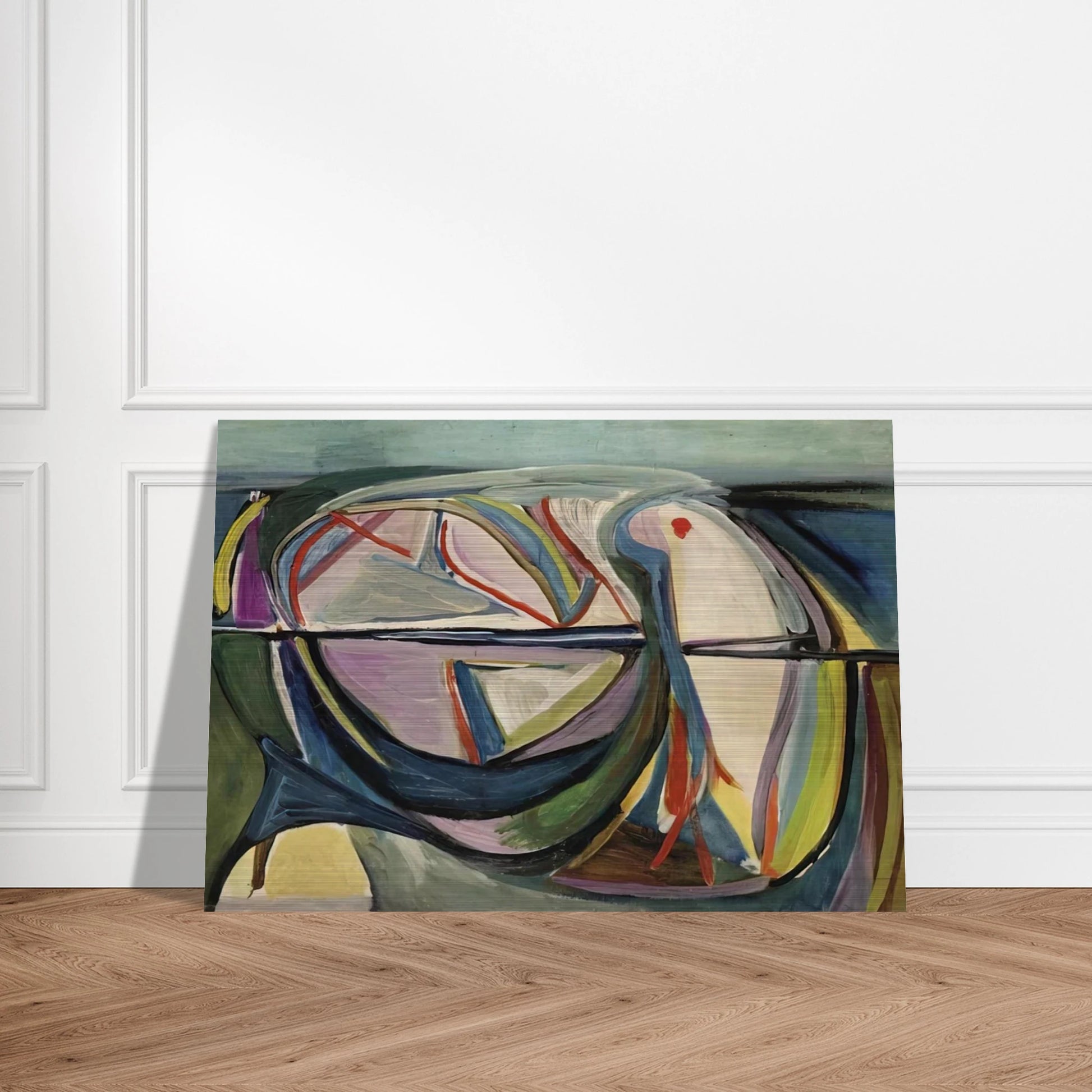Untitled - 1948 - Bram van Velde Brushed Aluminum Print - 70x100 cm / 28x40 inches | Bram van Velde Aluminum Print | Bram van Velde Prints