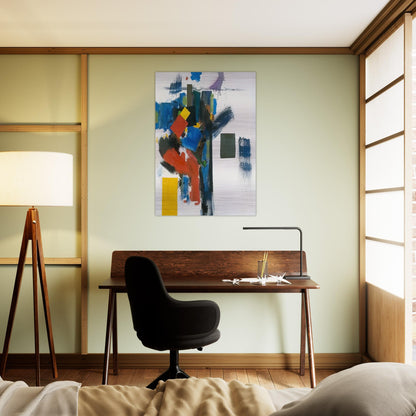 Heraldic Call - Hans Hofmann Brushed Aluminum Print - 70x100 cm / 28x40 inches | Hans Hofmann Aluminum Print | Hans Hofmann Prints