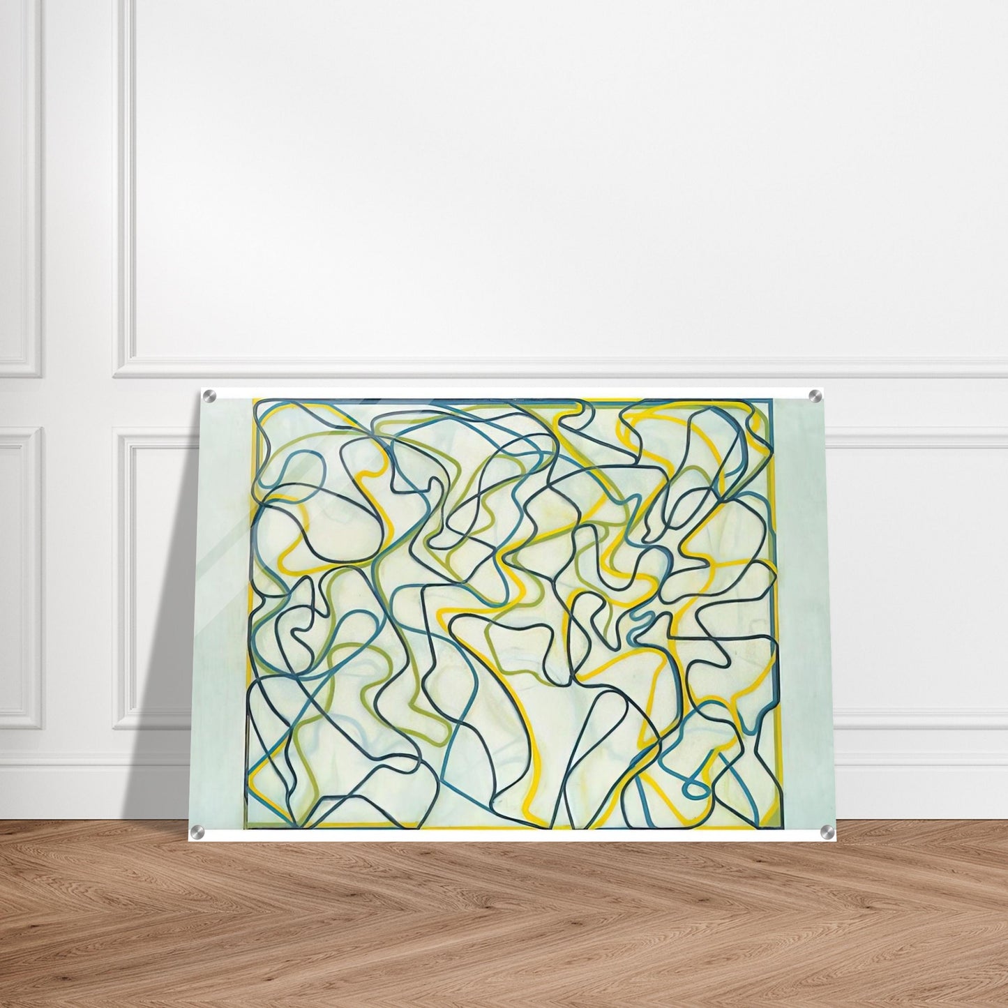 Third Letter - 2009 - Brice Marden Acrylic Print - 70x100 cm / 28x40″ inches