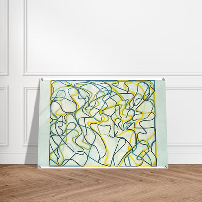 Third Letter - 2009 - Brice Marden Acrylic Print - 70x100 cm / 28x40″ inches