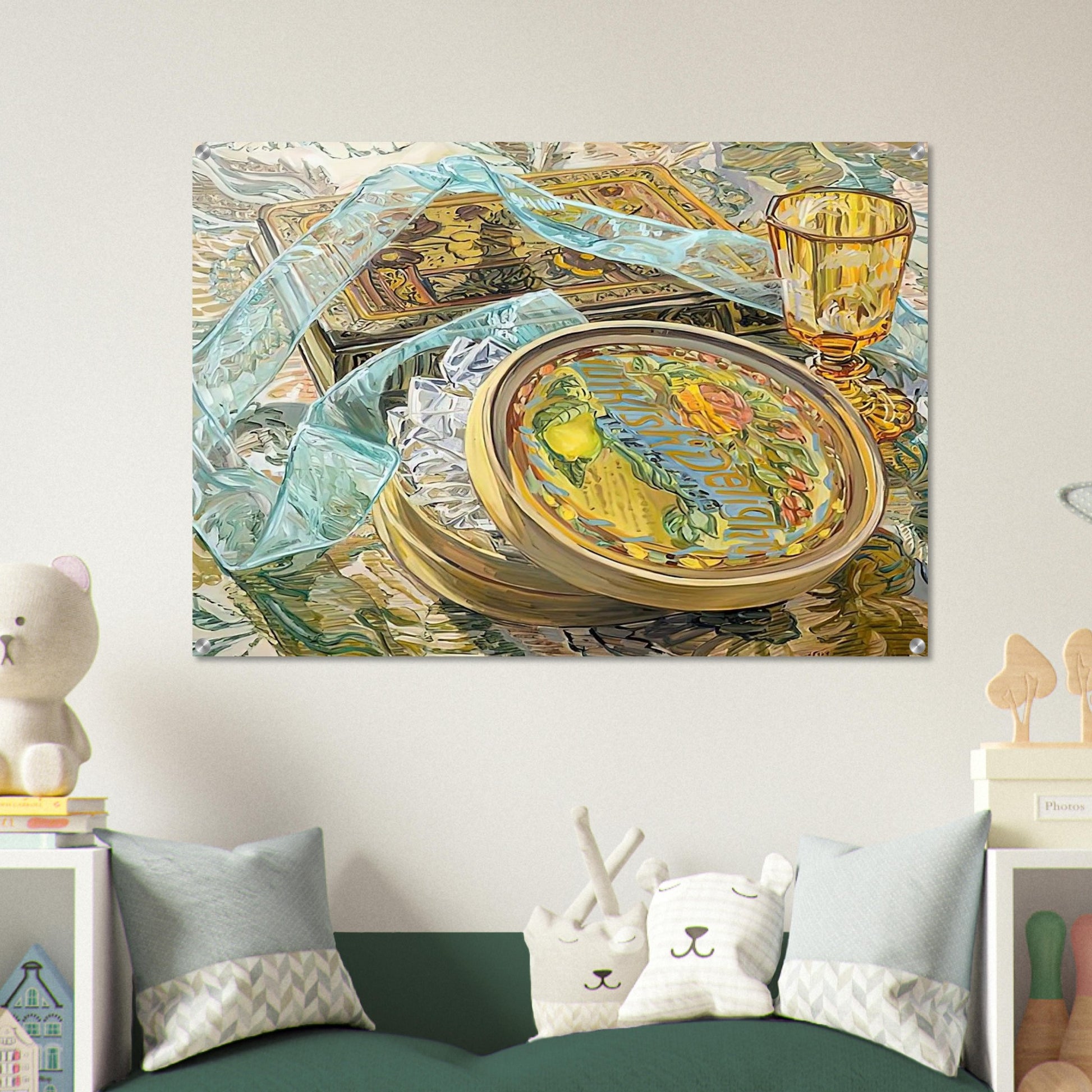 TURKISH DELIGHT 2003 - Janet Fish Acrylic Print - 70x100 cm / 28x40″ inches