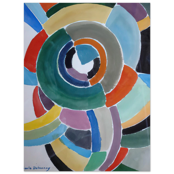 Sonia Delaunay - ORFIZME  75x100 cm / 30x40inches Fine Art Poster