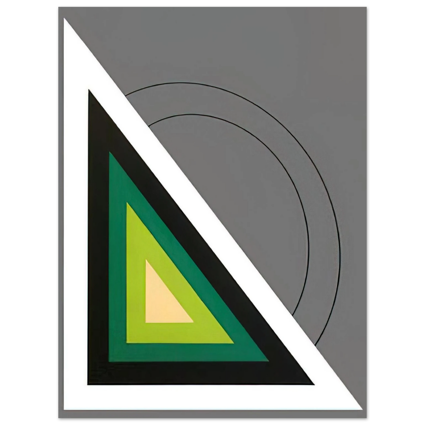 Carmelo Arden Quin - Untitled - Concretism  75x100 cm / 30x40inches Fine Art Poster
