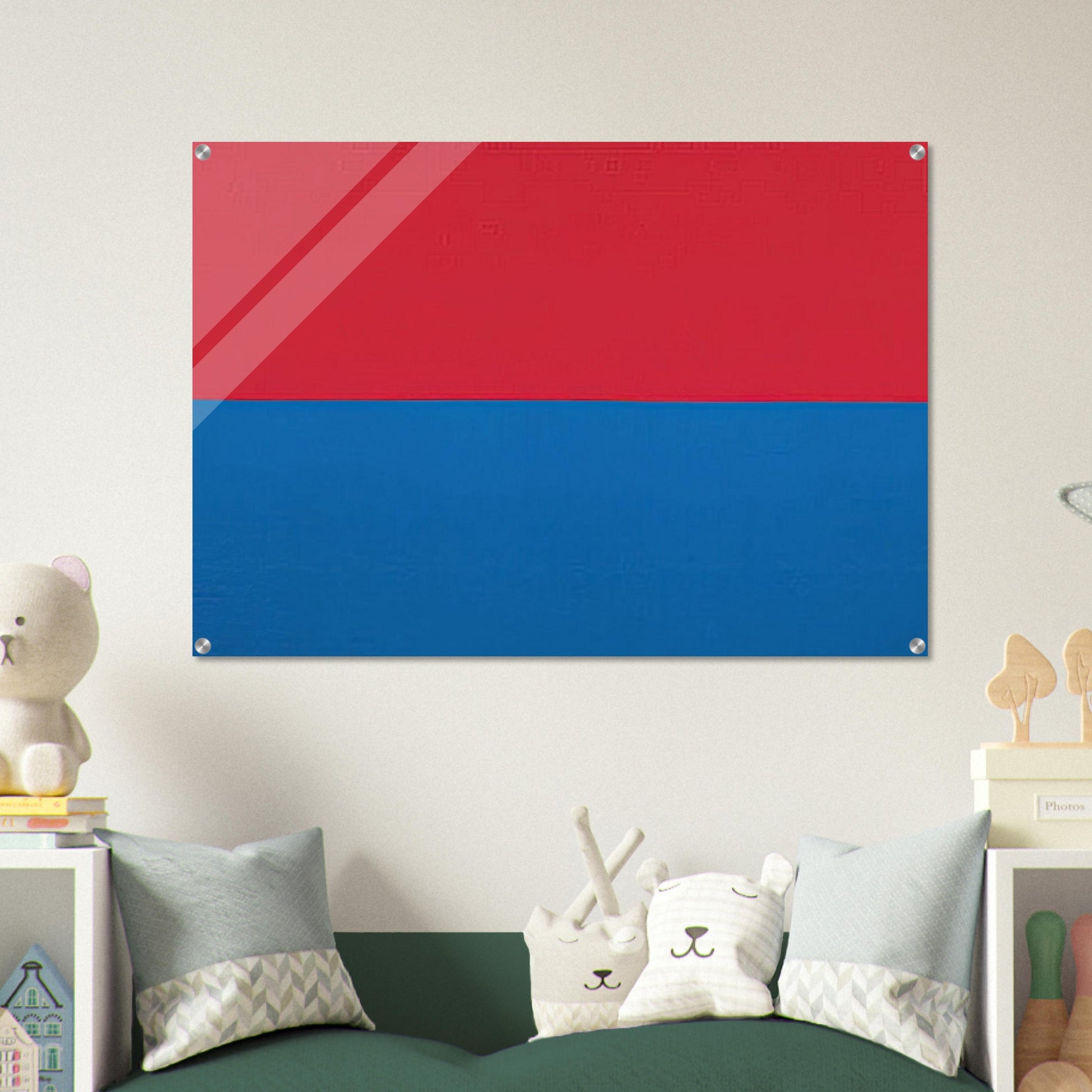 UNKNOWN TITLE - BLINKY PALERMO Acrylic Print - 70x100 cm / 28x40″ inches
