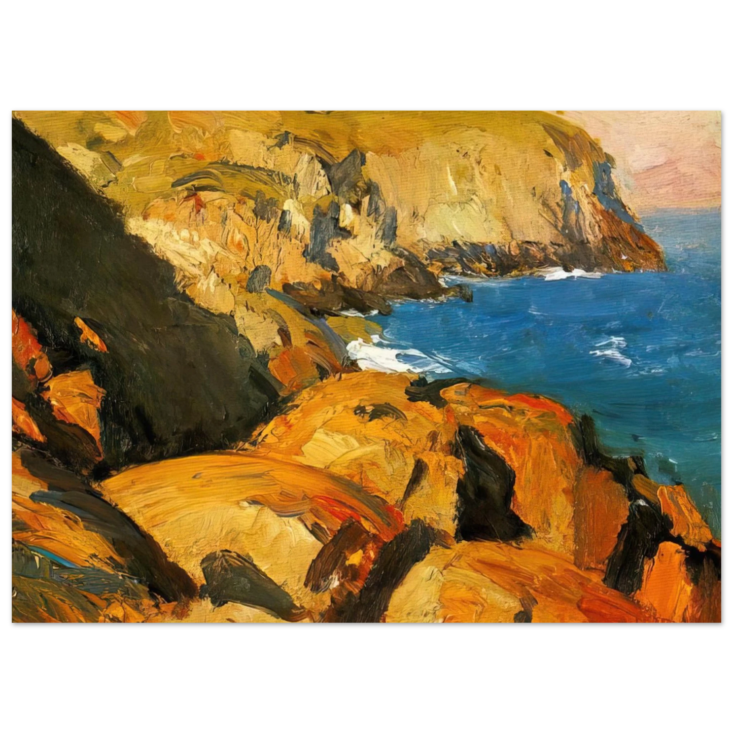Edward Hopper - Blackhead, Monhegan Fine Art Poster