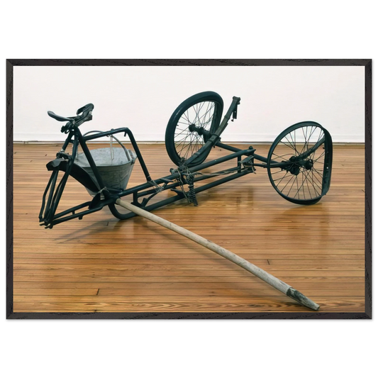 UNTITLED EARLY EGYPTIAN 1973 1 - Robert Rauschenberg 70x100 cm / 28x40 inches Framed Art Print – Black Wooden Frame