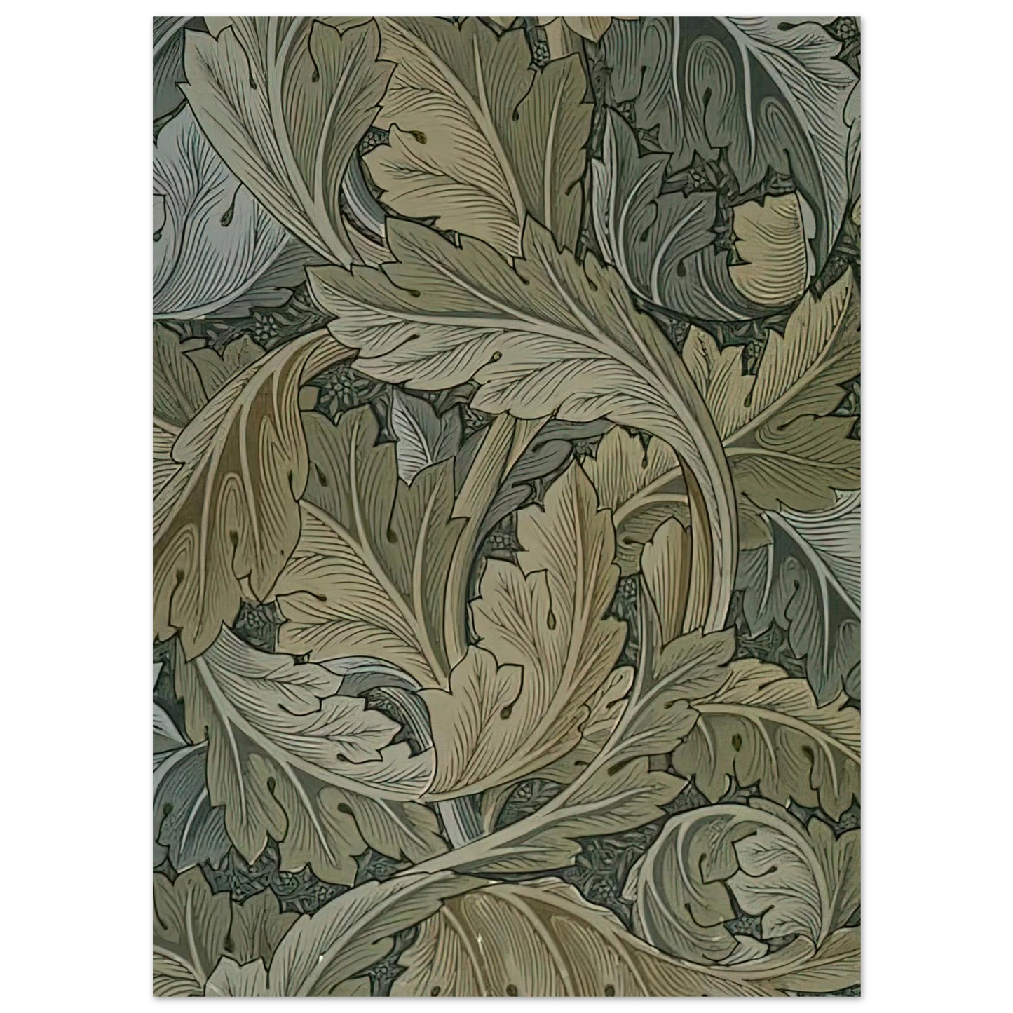 William Morris - ACANTHUS WALLPAPER 1875 Fine Art Poster