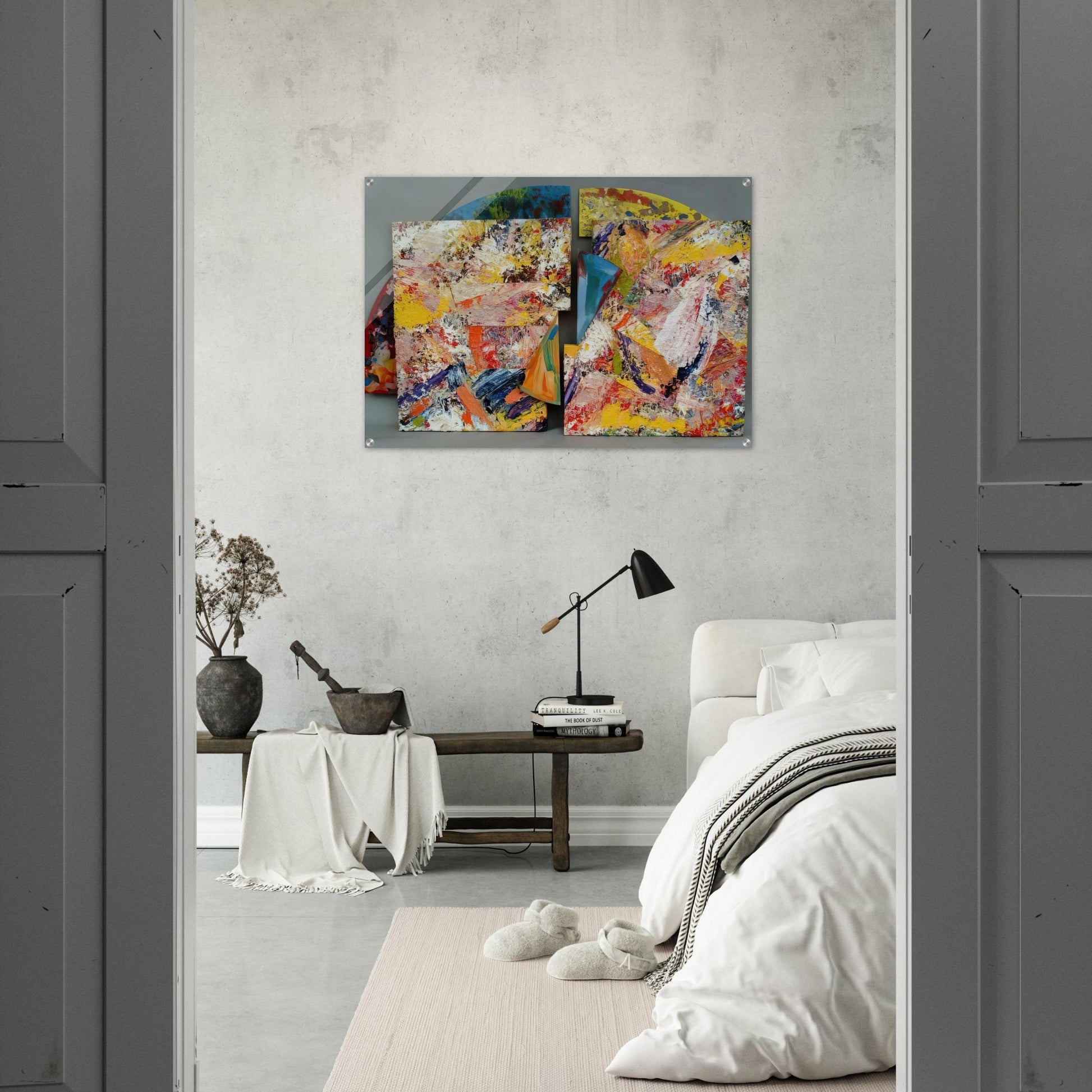 Pearlie - Sam Gilliam Acrylic Print - 70x100 cm / 28x40″ inches | Sam Gilliam Wall Art | Sam Gilliam Prints
