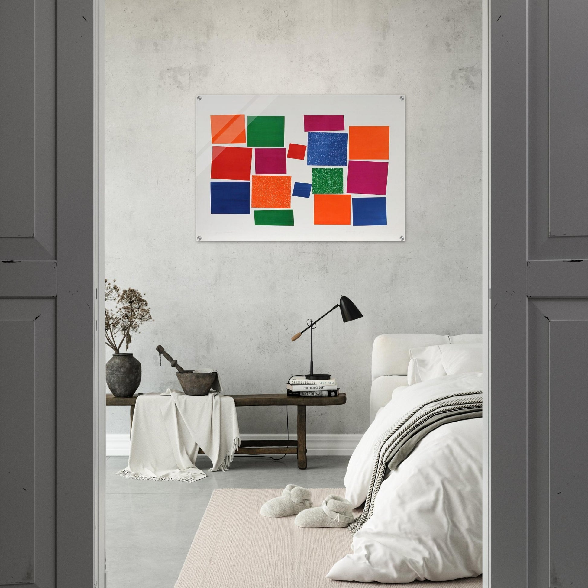 Untitled V - 1967 - Piero Dorazio Acrylic Print - 70x100 cm / 28x40″ inches