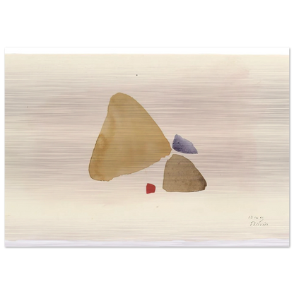 23.10.49 - 1949 - Julius Bissier Brushed Aluminum Print - 70x100 cm / 28x40 inches | Julius Bissier Aluminum Print | Julius Bissier Prints