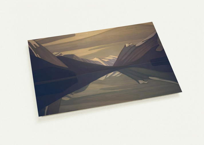 Maligne Lake, Jasper Park - 1924 By Lawren Harris Pack of 10 Post Cards | Lawren Harris Post Cards | A6 (10.5 x 14.8 cm) - 4.1 x 5.8 inches