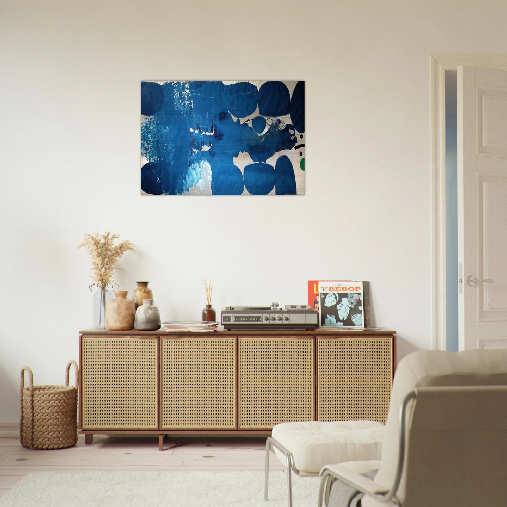 A TREE FULL OF BIRDS 2 1979 - Victor Pasmore Brushed Aluminum Print - 70x100 cm / 28x40 inches | Victor Pasmore Aluminum Print | Victor Pasmore Prints