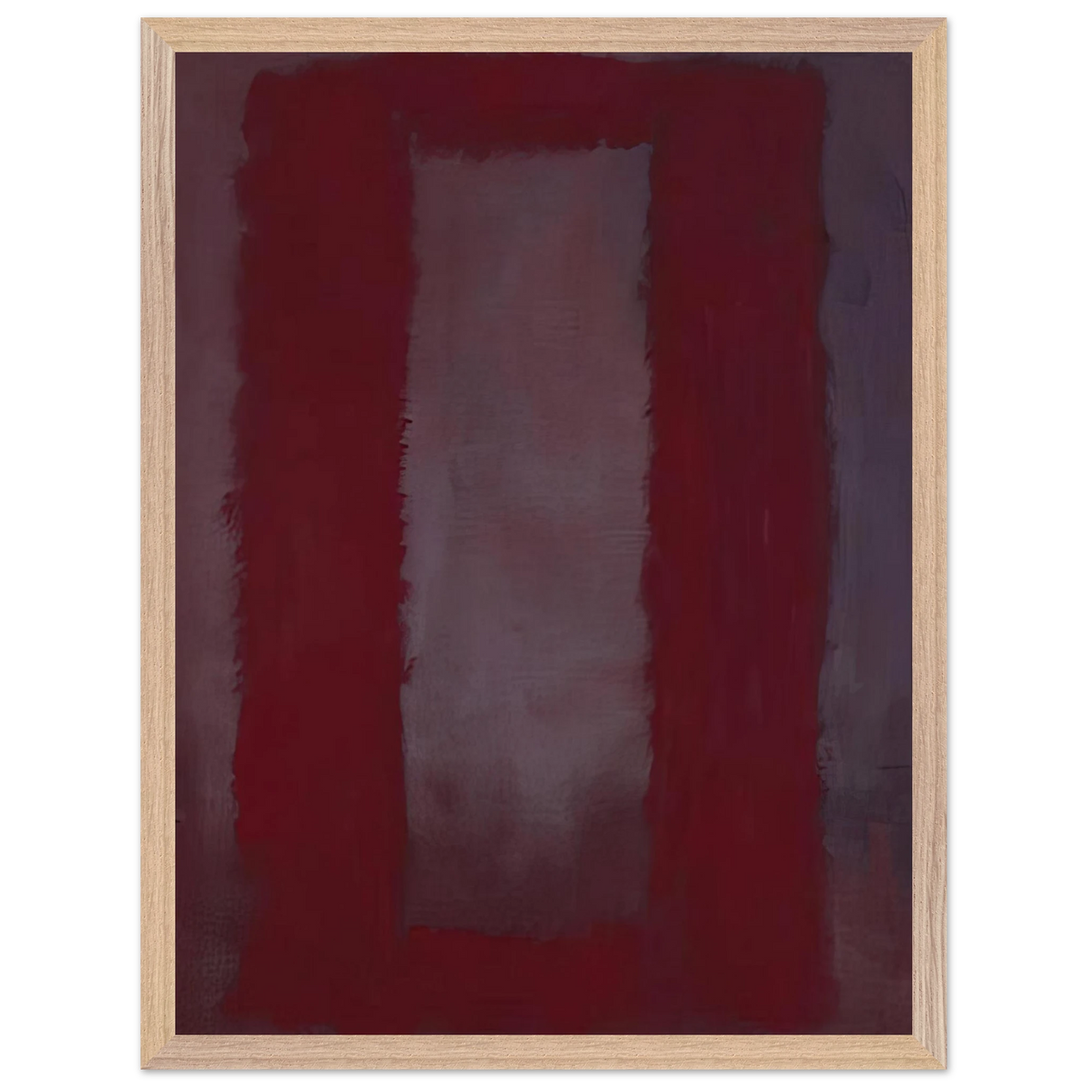 Mark Rothko - Red on Maroon - 1959 Wall Art - 60x80 cm / 24x32 inches - Fine Art Poster - -