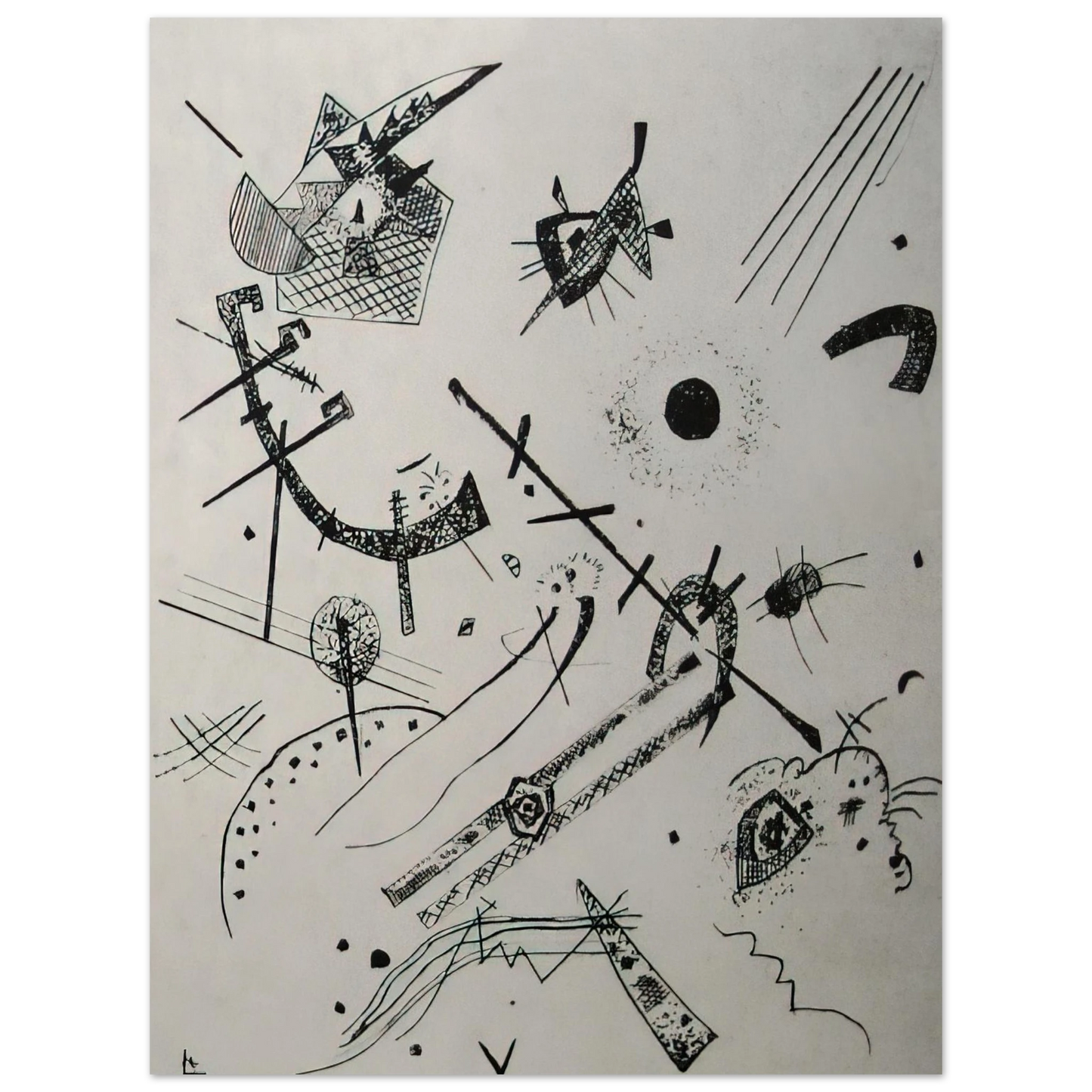 Wassily Kandinsky - SMALL WORLDS XI 1922  75x100 cm / 30x40inches Fine Art Poster
