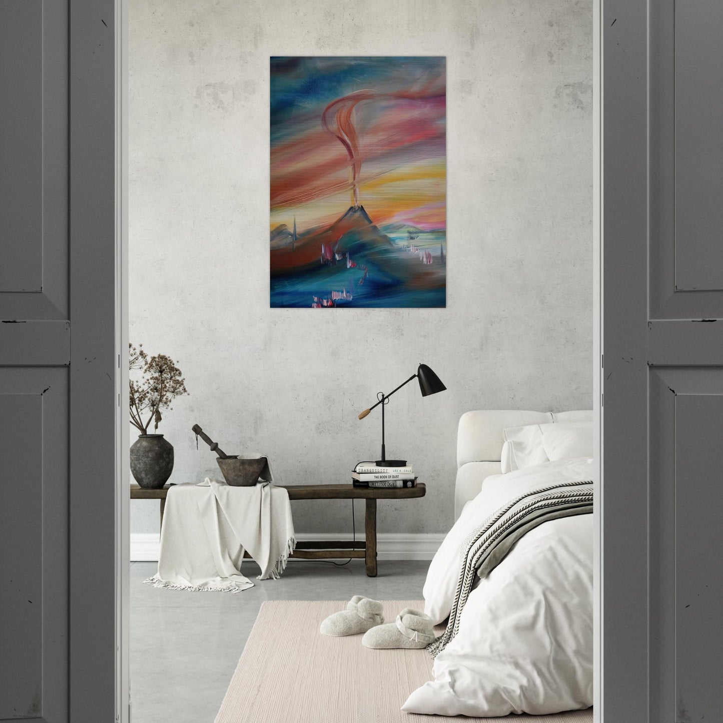 After Eruption of the Hessian Skittles - Konrad Zuse Brushed Aluminum Print - 70x100 cm / 28x40 inches | Konrad Zuse Aluminum Print | Konrad Zuse Prints