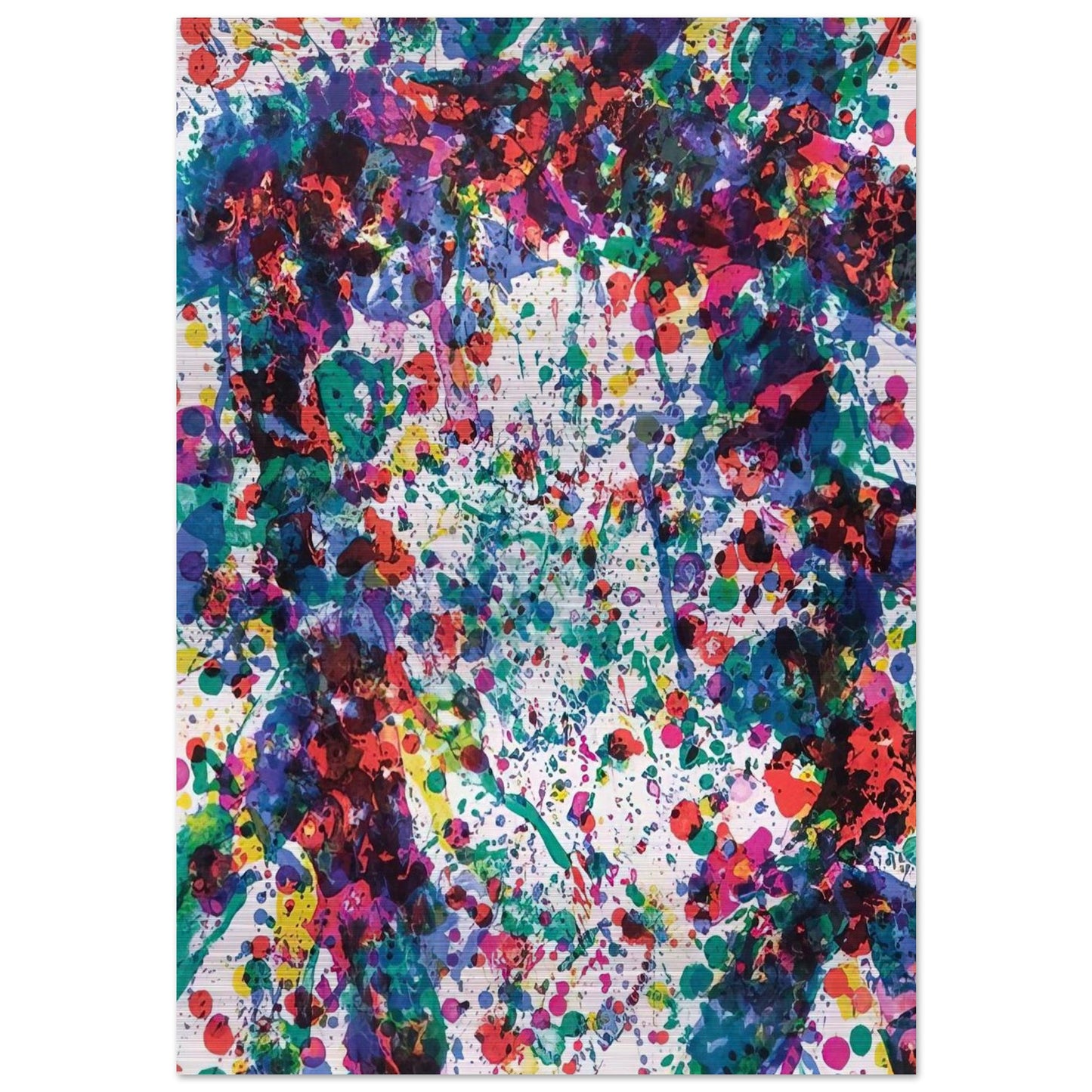Dewy Unicorn - Sam Francis Brushed Aluminum Print - 70x100 cm / 28x40 inches | Sam Francis Aluminum Print | Sam Francis Prints