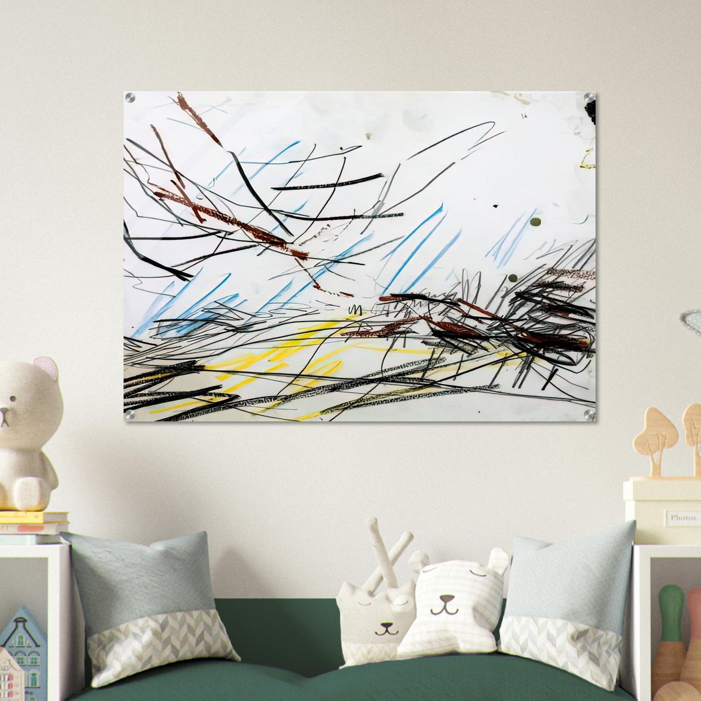 WORKING DRAWING FOR PRIMROSE HILL 1 - Frank Auerbach Acrylic Print - 70x100 cm / 28x40″ inches