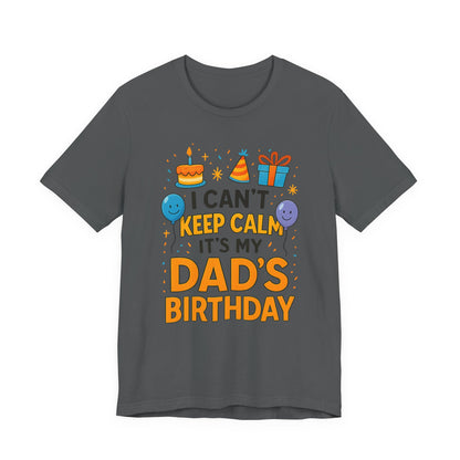 Geburtstagsgeschenk für Papa: Ich kann nicht ruhig bleiben, es ist Papas Geburtstag! Alles Gute zum Geburtstag, Papa!