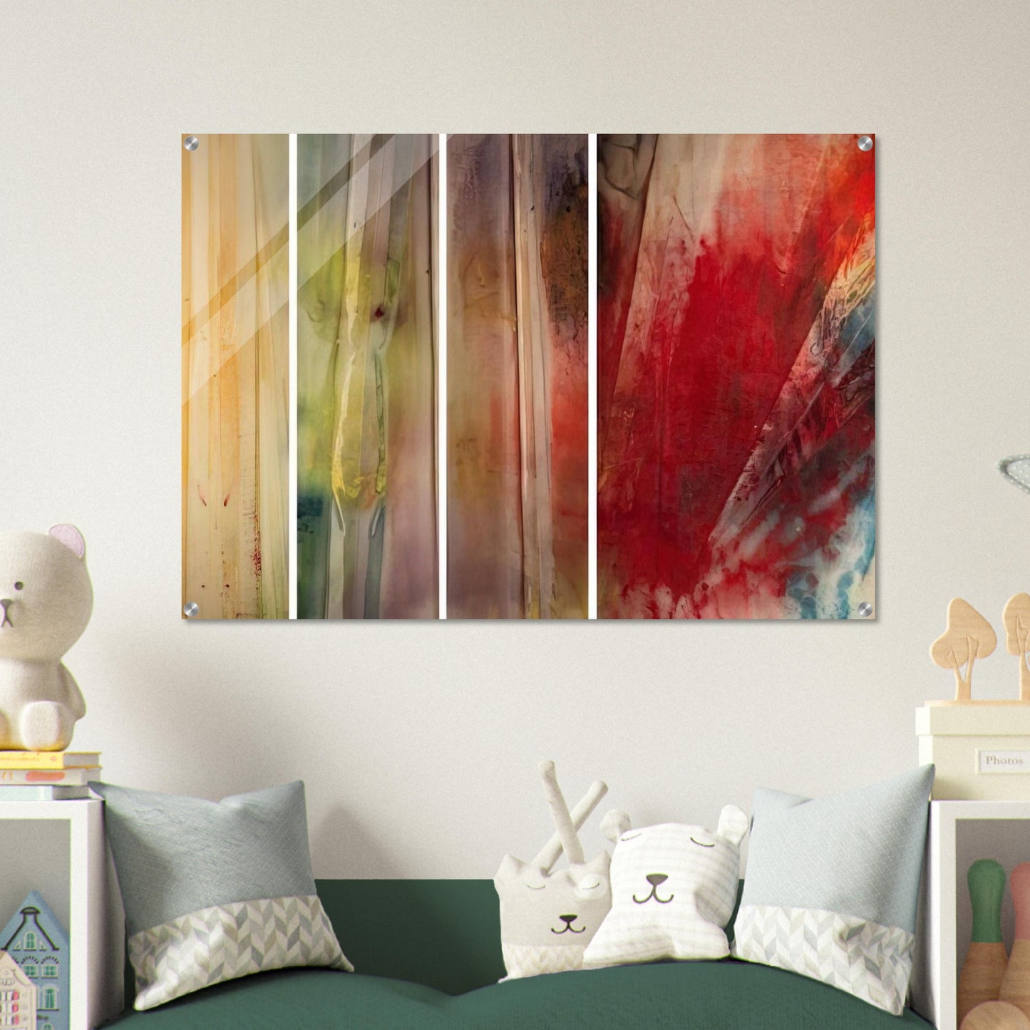A Warmth, A Lightness, A Glow and Then - Sam Gilliam Acrylic Print - 70x100 cm / 28x40″ inches